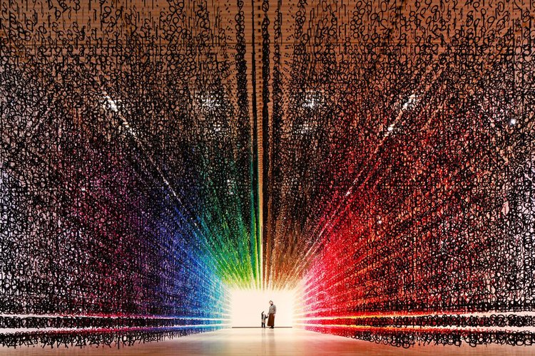 The Colors of Time an Installation by Emmanuelle Moureaux