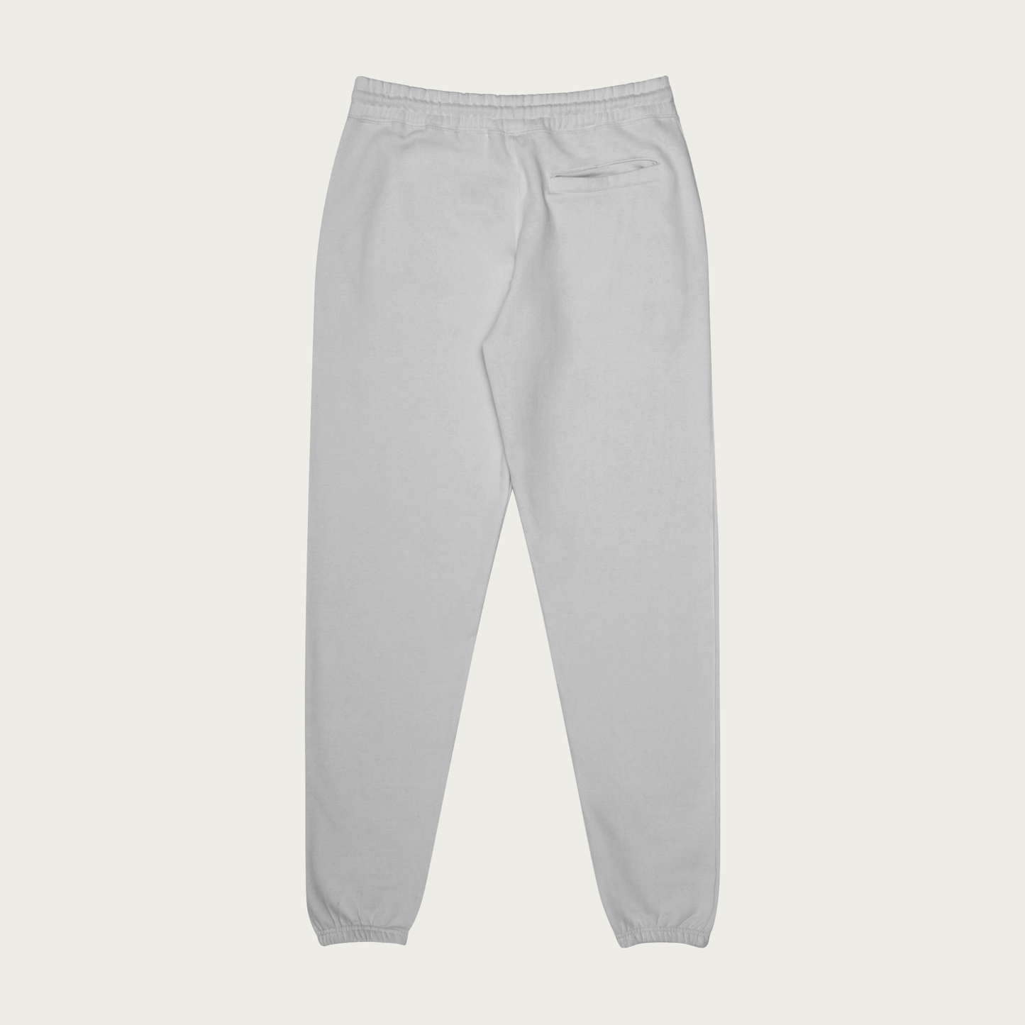 Organic Cotton Grey Blue Logo Sweatpants