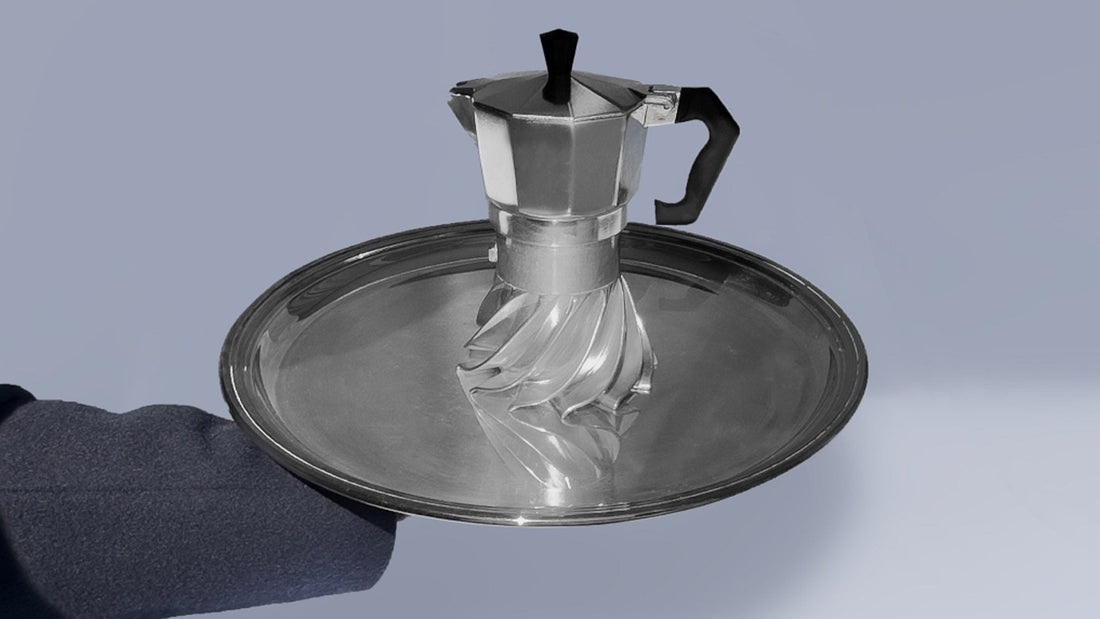 Designer Matteo Frontini has reimagined the classic Moka coffee pot with the Turbo Moka, a redesigned version that he claims brews coffee twice as fast as traditional models.