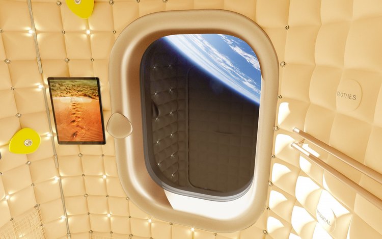Philippe Starck Designed Interior for the "World's First" Commercial Space Station