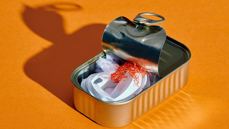 Sweet Sneak Studio's photo series focuses on microplastics in the food chain