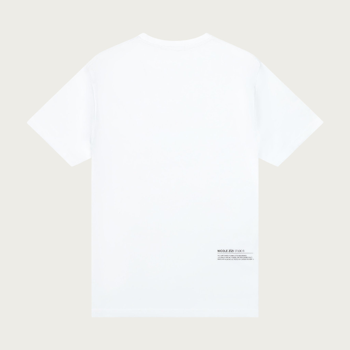 Cotton White Box Logo T-Shirt