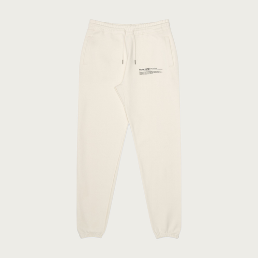 Organic Cotton Natural Logo Sweatpants